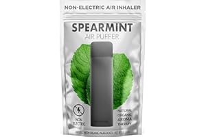 Natranal Quit Puffer for Oral Fixation Relief, Inhaler Puffer to Quit, Delicious Flavour, Non Electric, Soft Tip Behavioral Aid Inhaler - Spearmint (Pack of 1)