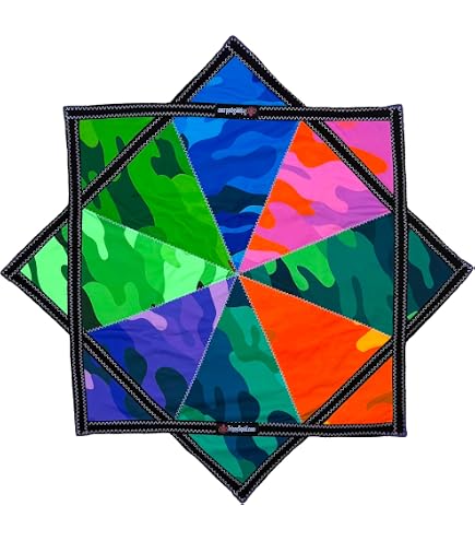 BVCY Flowstar - Paño giratorio para principiantes, diseño de estrella de flujo giratorio fácil para rotar a los lados, juguete de flujo giratorio Dapo Star Blue Vortex Maze (R01-estilo7 BVCY Flowstar - Paño giratorio para principiantes, diseño de estrella de flujo giratorio fácil para rotar a los lados, juguete de flujo giratorio Dapo Star Blue Vortex Maze (R01-estilo7