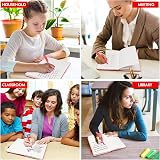 Feela A5 Notebooks Multipack 3 Pack with 3 Black Pens Red Hardcover 128 Pages view 7