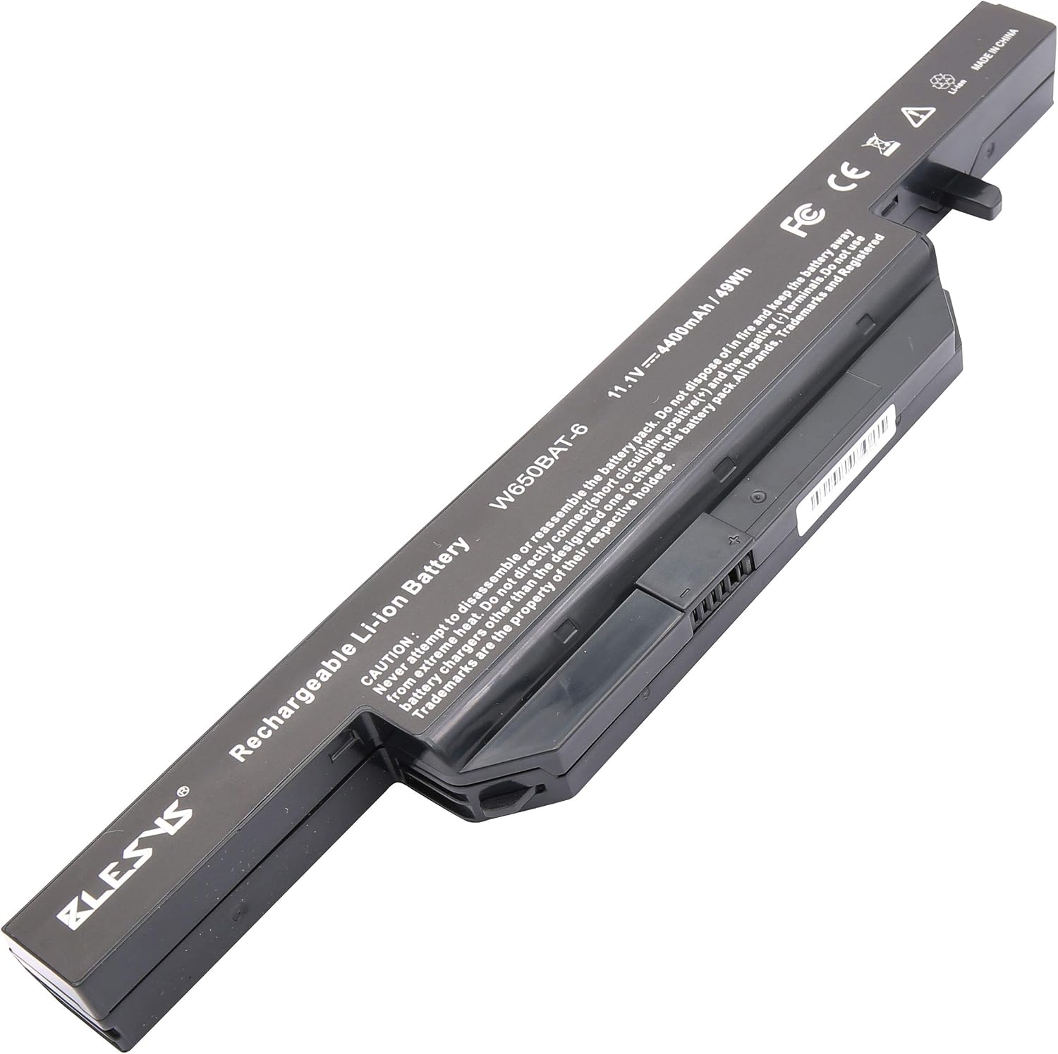 BLESYS Battery W650BAT-6 6-87-W650-4E42 6-87-W650S-4D4A3 Compatible with Laptop Battery Clevo W650 W650S W650SC W650SH W650SJ W650SR W650SZ W670SJQ; Hasee K610C K650D K570N K710C K590C K750D - Image 3