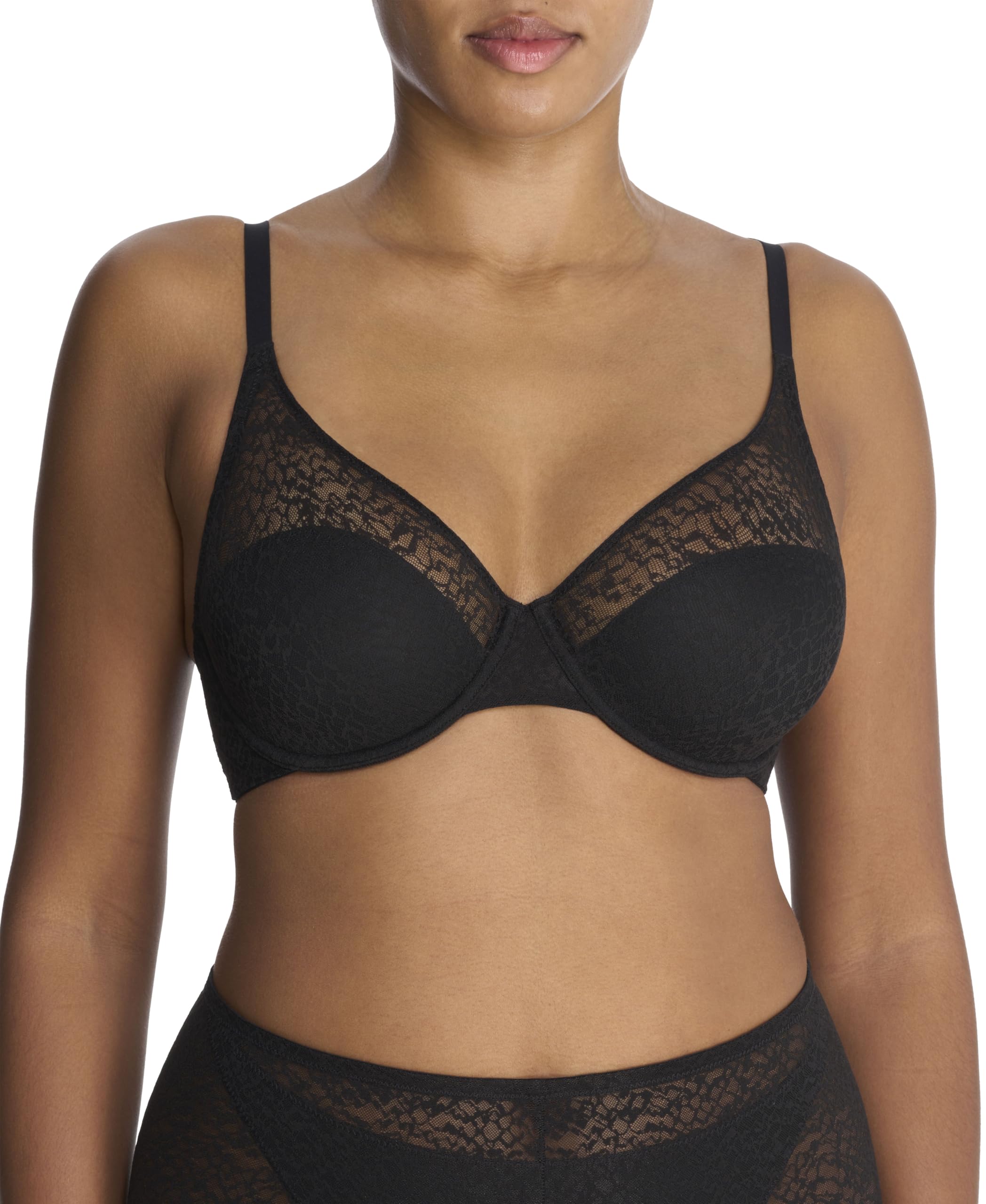 Natori Women’s Pretty Smooth Seamless Underwire, Black