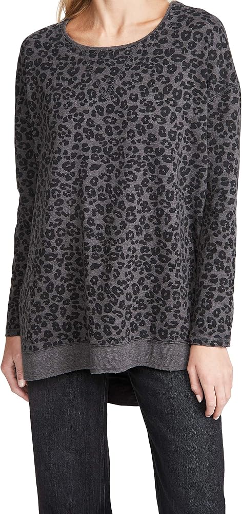 z supply leopard sweatshirt