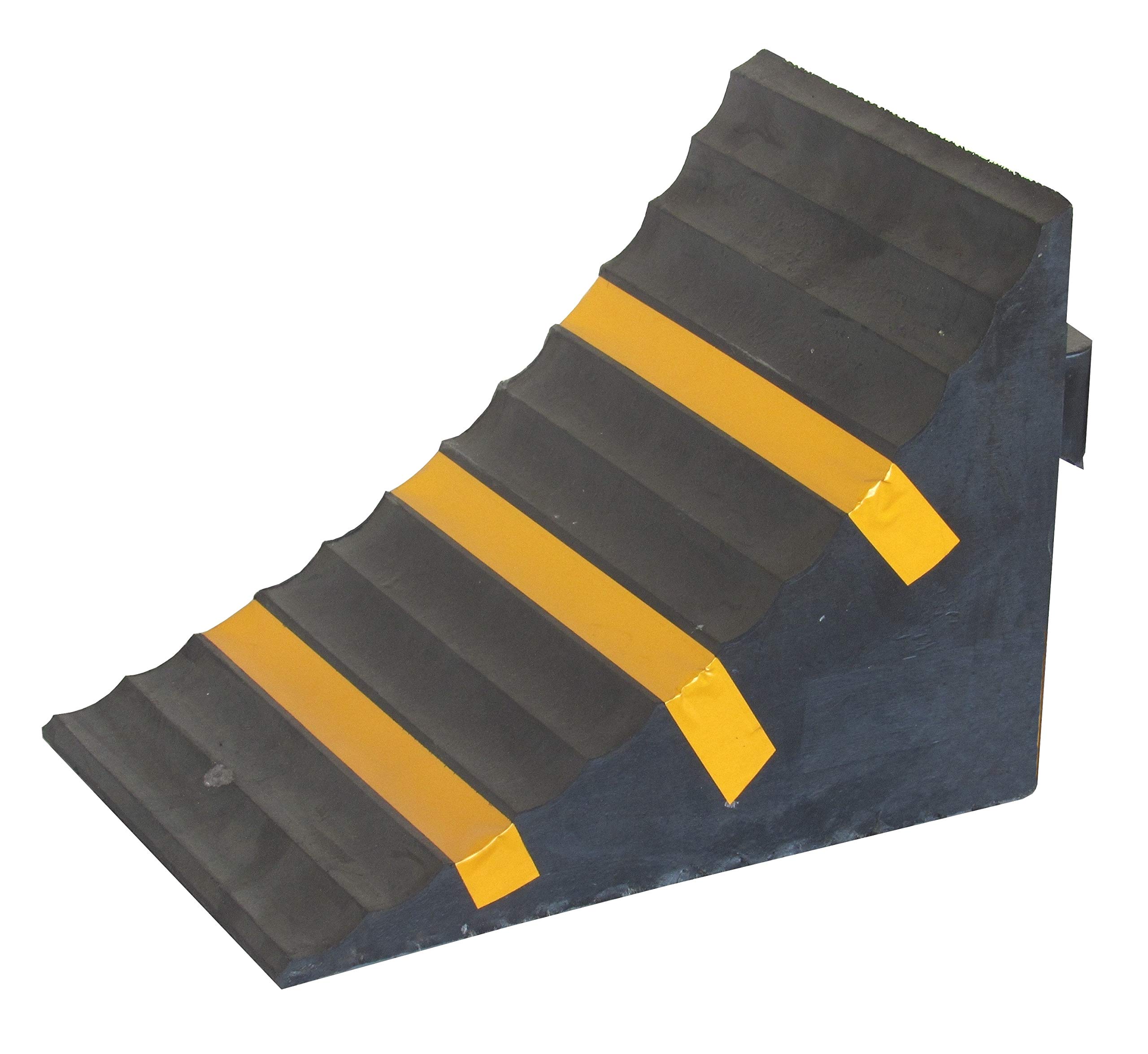 SNS SAFETY LTD RWC-1 Rubber Wheel Chock Heavy-Duty, Dimensions 10.0" L x 6.3" W x 7.3" H (Pack of 1)