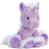 Aurora Fantasy 11.5" Dreaming of You Unicorn Purple Stuffed Animal | Mythical creatures designed for magical storytelling and imaginative play