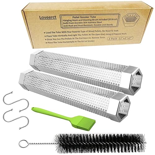 Pack Smoke Tube for Pellet Smoker,Pellet Smoker Tube 12in