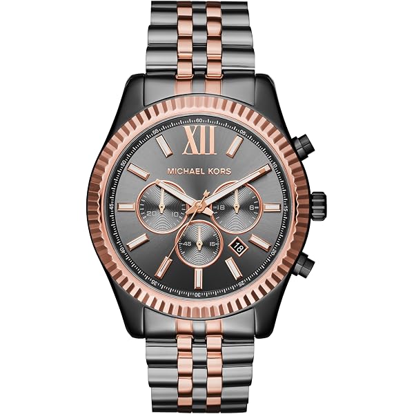 Amazon.com: Michael Kors Runway Chronograph Beige Gold-Tone  display picture 1
