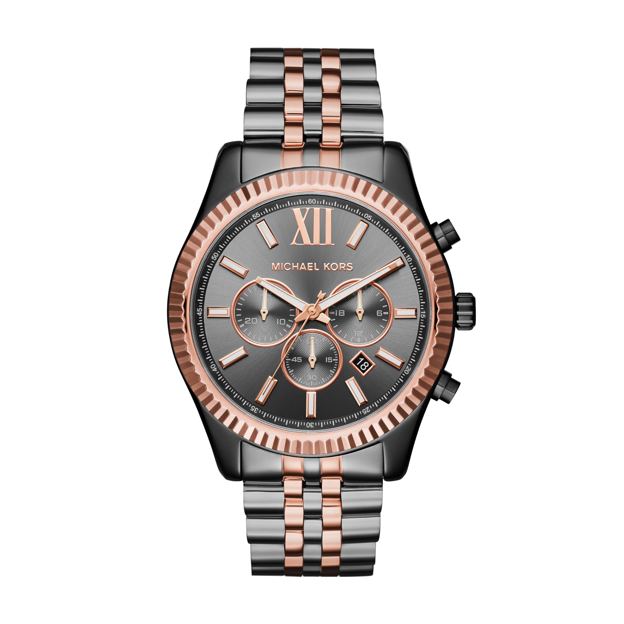 Michael Kors Lexington Chronograph Two-Tone Stainless Steel Men’s Watch (Model: MK8561)