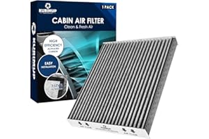 KURIMUP Cabin Air Filter,Replacement for CP134 (CF10134), Premium Cabin filter with Activated Carbon, Fit for Honda Accord/Civic/Odyssey/CR-V and Acura MDX/TSX/TLX/RDX/Ridgeline (1 pack)