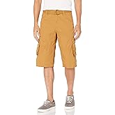 Southpole Men's Belted Cargo Shorts