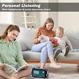 Mesqool 5000mAh DAB+/FM Emergency Radio Solar Wind Up Torch Light view 6