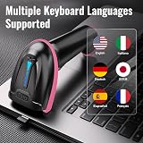Tera Barcode Scanner Wireless 2.4G USB Rechargeable Battery Level Indicator view 8