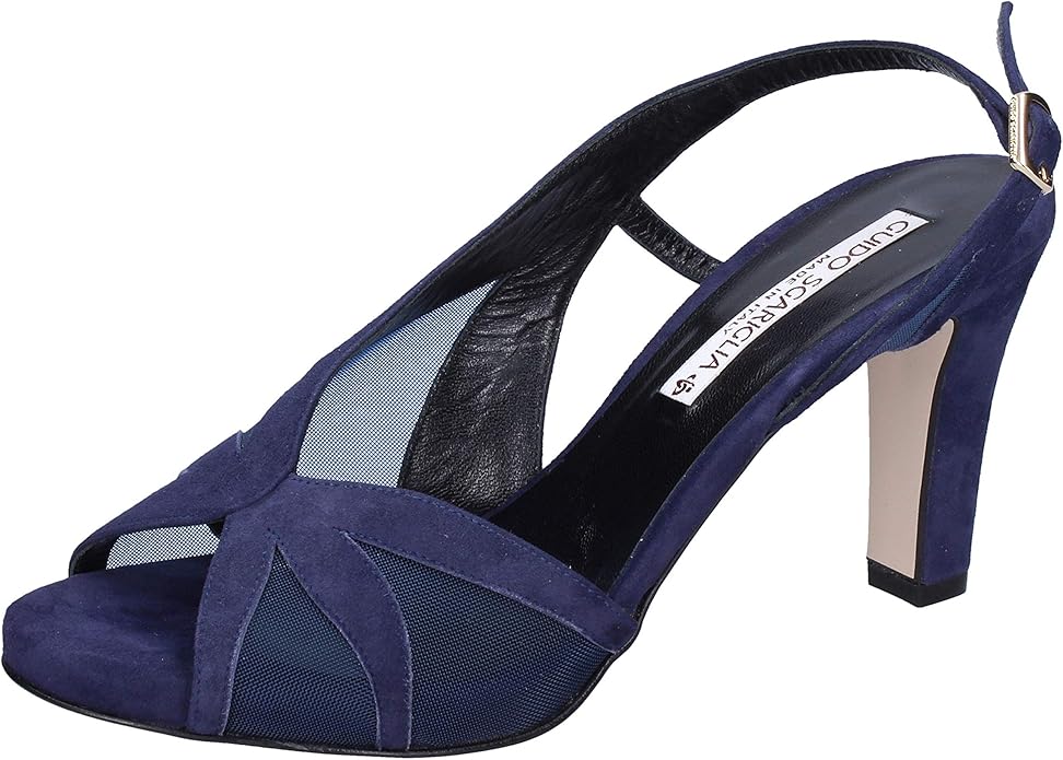 GUIDO SGARIGLIA Sandals Womens Suede Blue 5.5