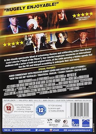 Amazon Co Jp Now You See Me Dvd Import Dvd ブルーレイ Now You See Me