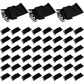 48 Pack Winter Scarves, Warm Winter Fleece Scarf Bulk Wholesale Donation Unisex Men Women