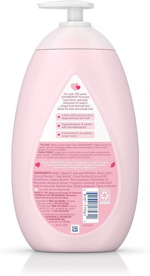 baby lotion pink bottle