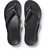 Archies Arch Support Flip Flops for Men & Women – Orthotic Sandals for Plantar Fasciitis Relief – Lightweight, Cushioning, Shock-Absorbing Thong Sandals for Walking, Foot Pain & All-Day Comfort