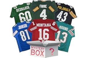 HOFSM.COM HALL OF FAME SPORTS MEMORABILIA Hall of Famers Autographed/Signed Football Jersey Mystery Box with JSA, PSA, Beckett or Fanatics COA