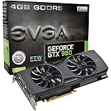EVGA GeForce GTX 980 4GB FTW GAMING ACX 2.0, 26% Cooler and 36% Quieter Cooling Graphics Card 04G-P4-2986-KR