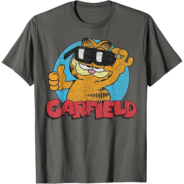 Amazon.com: Garfield Retro Garf T-Shirt : Clothing, Shoes