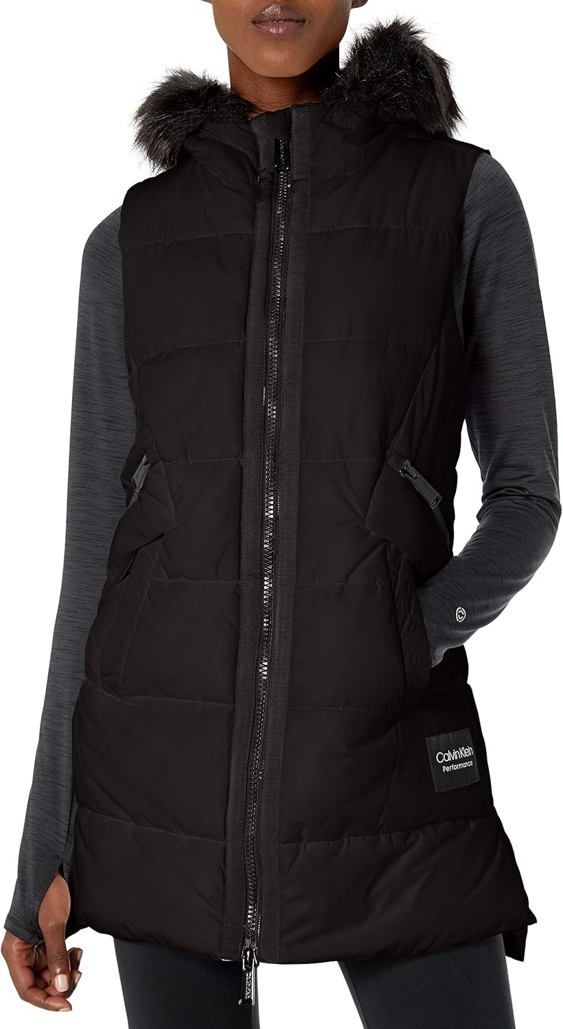 calvin klein hooded vest