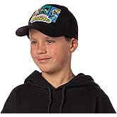 Bioworld My Hero Academia Anime Boys Hat Deku Shoto Bakugo Character Panel Adjustable Youth OSFM Snapback Cap Black