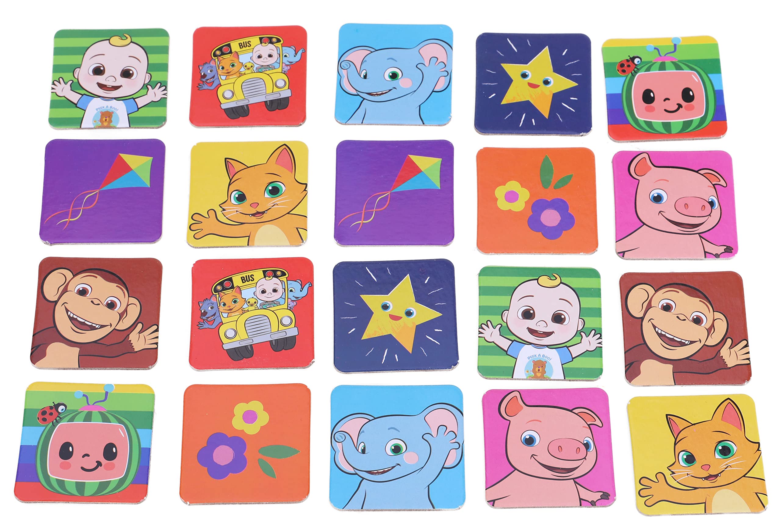Toyland® Cocomelon Memory Match Game - Pairs - Learn Colors & Characters - Toddler Games - Age 18 Months +