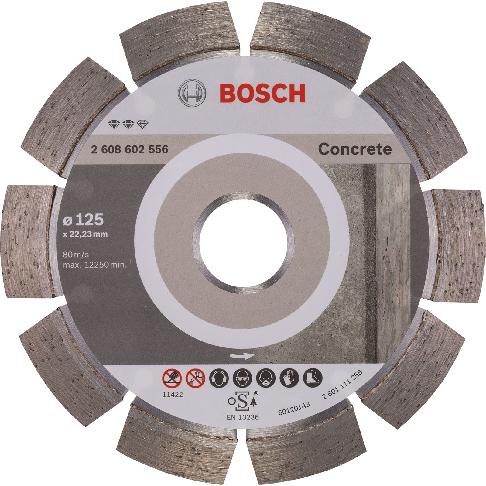 Bosch 2608602556 Diamond Cutting Disc Expert for Concrete