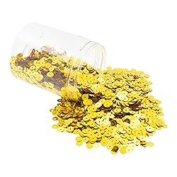 Mandala Crafts 20000 Gold Sequins for Crafts DIY