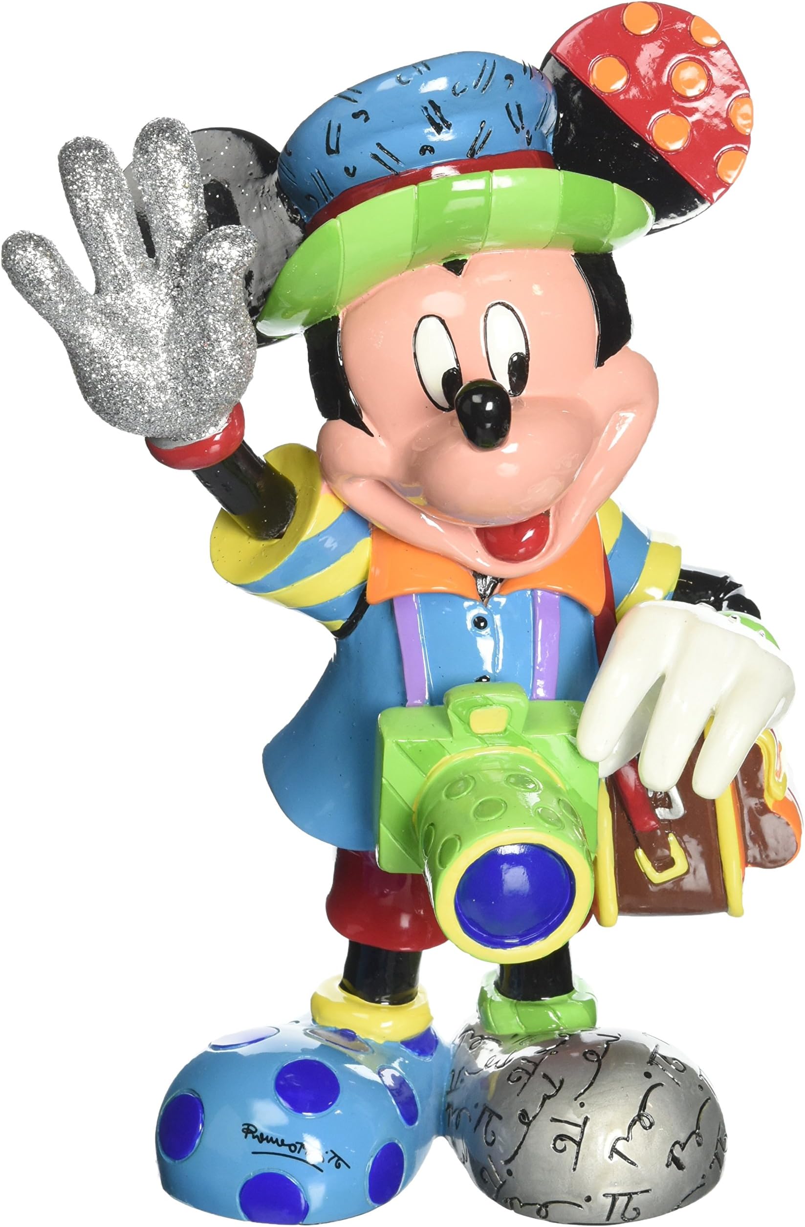 Disney Britto Collection Tourist Mickey Mouse Ornament