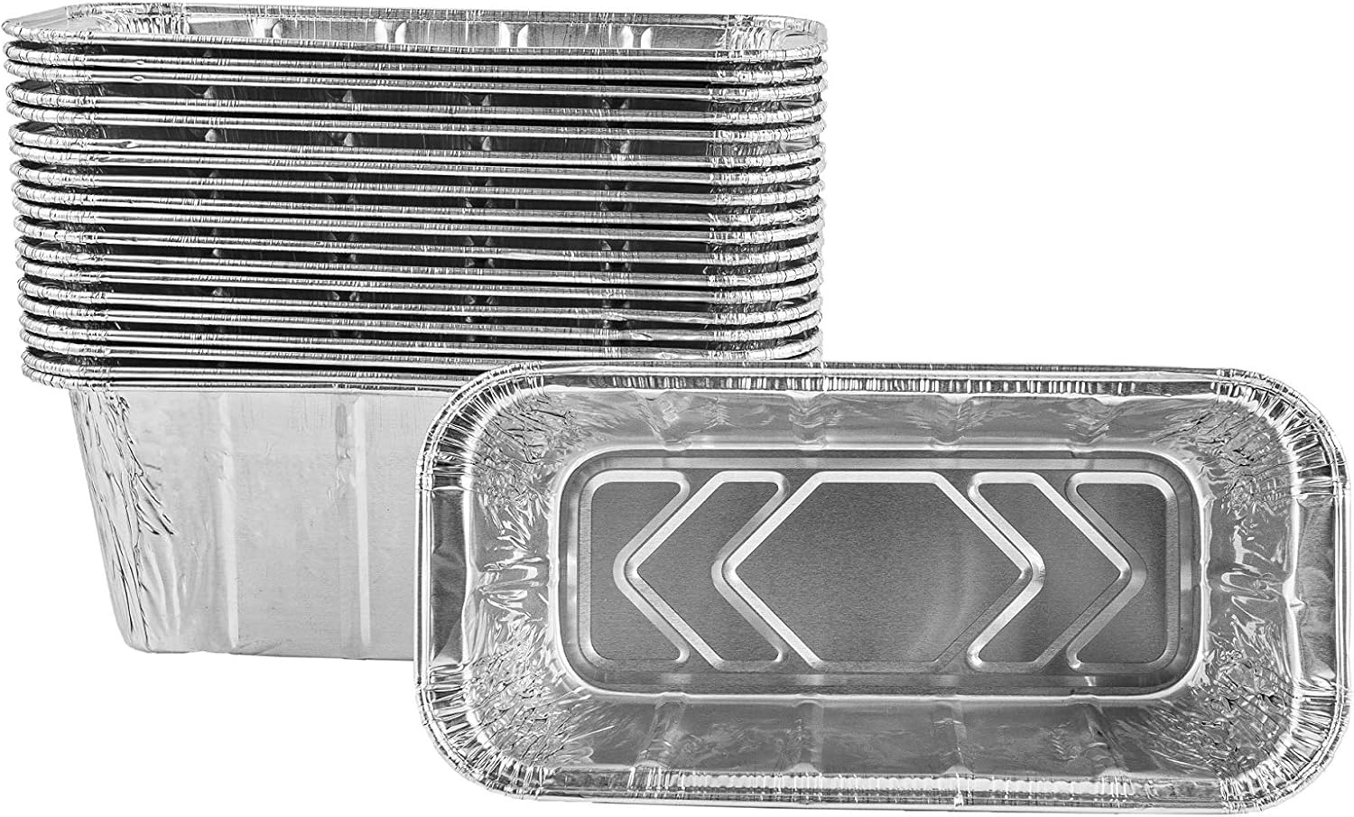 LS'BABQ 25 Pack Aluminum Grill Drip Pans Grease Cup Liners Compatible with Blackstone Grill Accessories 28 and 36 Inch BBQ Griddle and Other Rear Grease Griddle Units,Grill Grease Tray