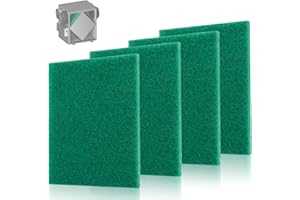 Podoy 65-160 HRV Filter Replacement Compatible with Lifebreath Heat Recovery Ventilator, 4 Pack Reusable Square Air Exchanger