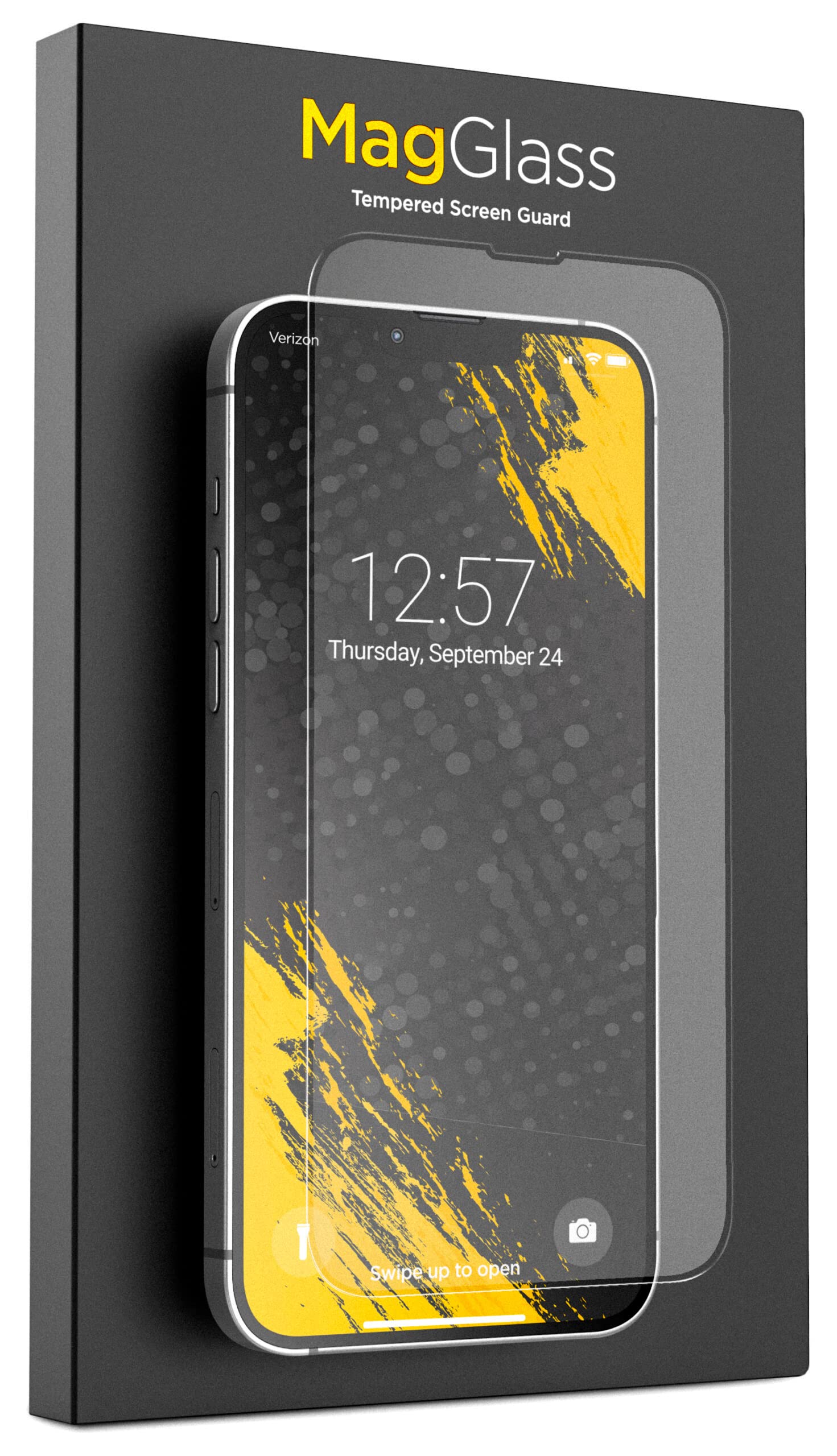 magglass Anti-Glare Matte Screen Protector - Designed for iPhone 14 Tempered Glass - Fingerprint/Smudge Proof Full Coverage Display Guard (Case Compatible)