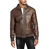 GUESS mens Ravi Coach Faux Leather Jacket