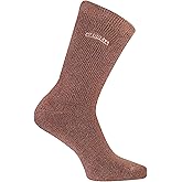 Merrell Men's and Women's After Sport Cushioned Crew Sock 1 Pair Pack, Red, 5-9.5 Women's /5-8.5 Men's