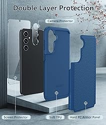 FNTCASE for Samsung Galaxy S24 Case: Dual Layer