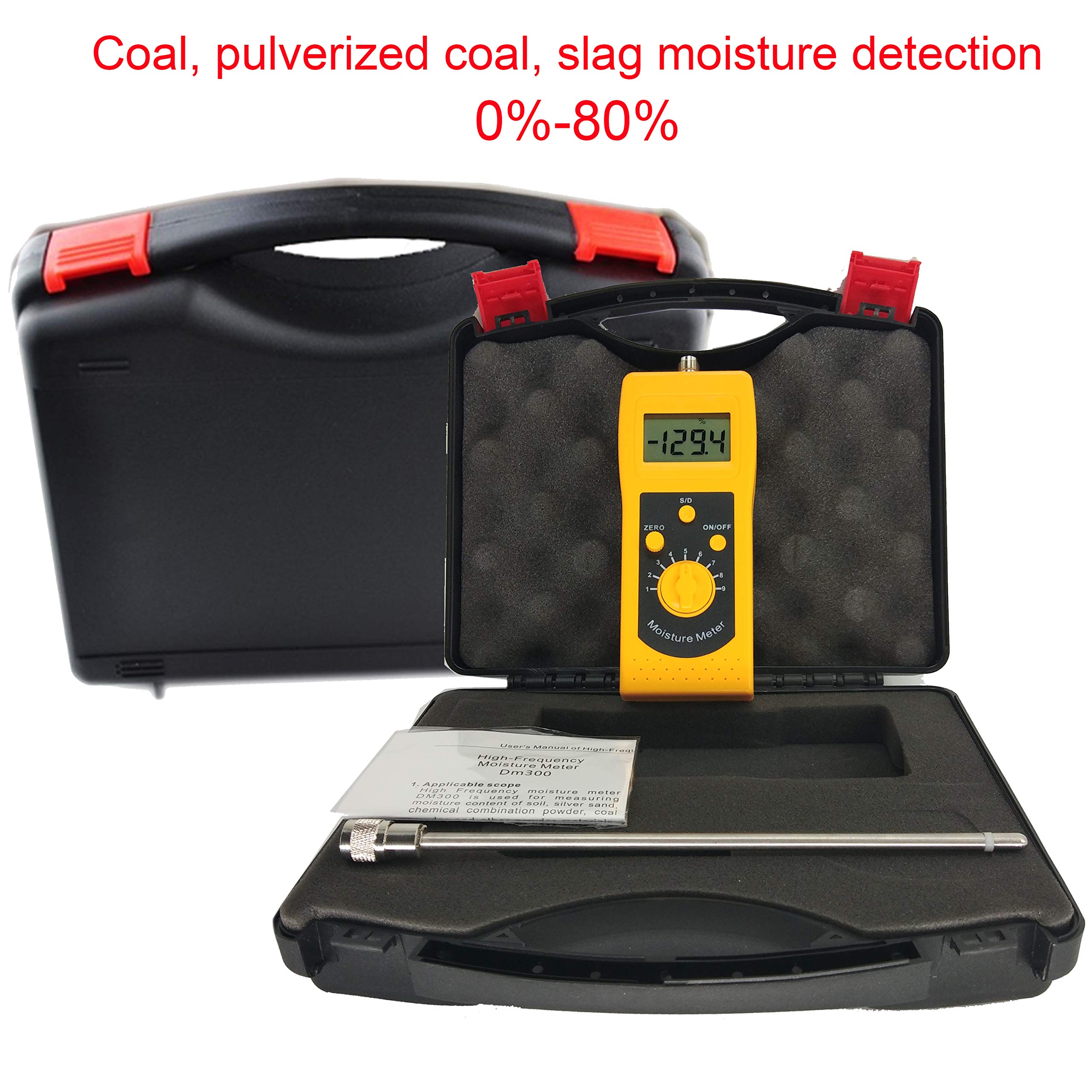 Buy VTSYIQI Coal Powder Moisture Meter Analyzer DM300S with LCD Display