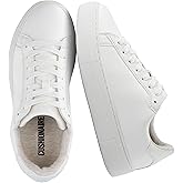 CUSHIONAIRE Women's ROC lace up Sneaker +Comfort Foam, Wide Widths Available