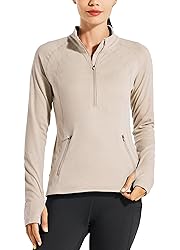 Willit Women's Fleece Running Jacket Pullover