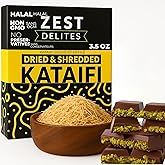 Dried Kataifi Shredded by Zest Delites for Dubai Chocolate Bar (Chocolat Dubai), Knafeh & Kunafa, Kadayif Shredded Phyllo Dou