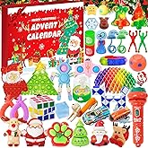 Fidget Advent Calendar 2025 For Kids,24 Days of Surprises Fidget Toys Bulk - Christmas Countdown Advent Calendars,Xmas Party Favors Stocking Stuffer Gifts Sensory Toy Surprise Gifts For Boys Girls