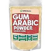 XPRS Nutra Gum Arabic Powder - Premium Acacia Gum Powder 8 Ounce - Food Grade Powdered Arabic Gum Arabic for Watercolor Paint - Arabic Gum for Baking and More