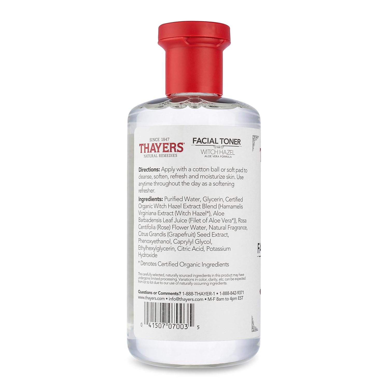Thayers Alcohol-Free Rose Petal Witch Hazel Facial Toner with Aloe Vera Formula - 12 oz : Facial Toners : Beauty