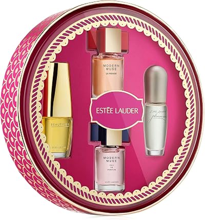 Estee Lauder Fragrance Treasures 4 Piece Miniature Perfume Set Boxed