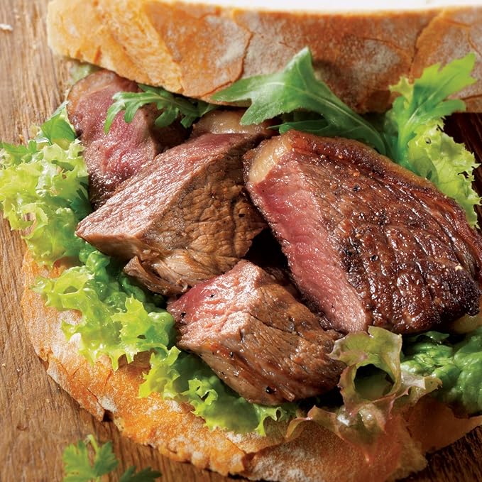 Top Sirloin Sandwich Steaks, 12 count, 4 oz each from Kansas City Steaks Grocery