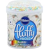 Pillsbury Fluffy Frost Funfetti Vanilla Marshmallow Flavored Fluffy Frosting, 12-Ounce