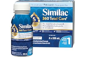 SIMILAC 360 Total Care Step 1 Ready-To-Feed 6x235mL Bottles