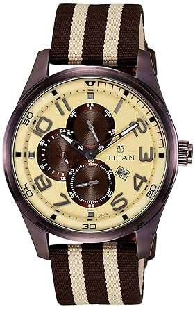 Octane Multi-Function Chronograph Beige Dial Mens Watch - 9487QP01J