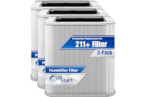 3-Pack F211PACF101652 Filter for BlueAir 211 Replacement Filter - Compatible with Blue Pure 211+ Filters for Blue Air 211 Plu