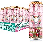 AriZona Kiwi Strawberry | Fruit Juice Cocktail | 22 Fl Oz (Pack of 12)