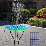 AMZtime DIY Solar Fountain 2.5W Water Pump with 6 Nozzles 1.2m Hose view 2